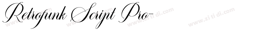 Retrofunk Script Pro字体转换 Retrofunk Script Pro字体转换